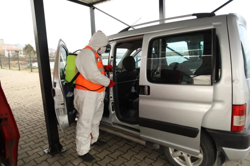 Fatsa Belediyesi araç dezenfeksiyon istasyonunu yeniden hizmete sundu
