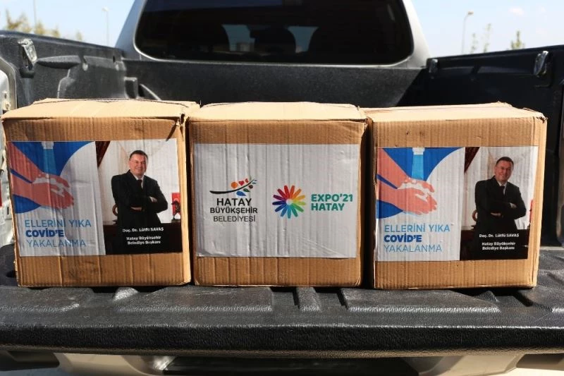 Hatay’dan öğrencilere defne sabunu
