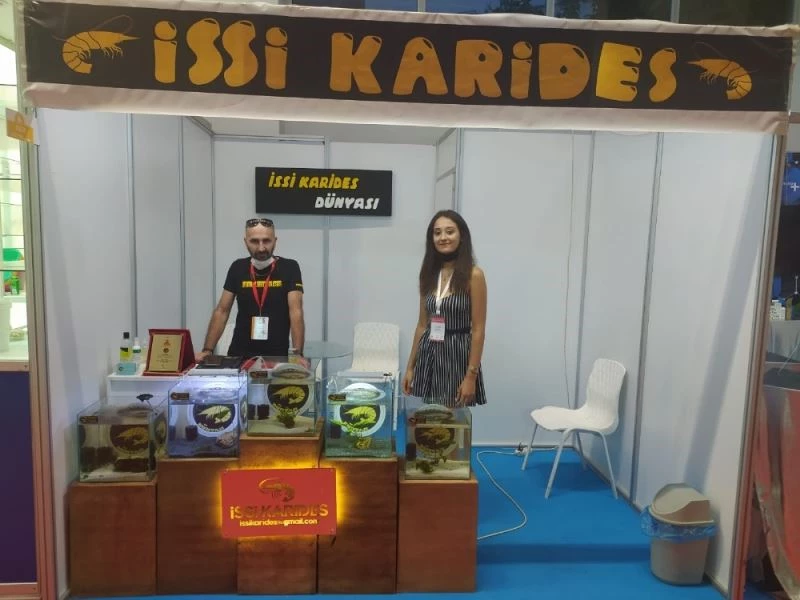 Akvaryum karidesi fuarın gözdesi oldu
