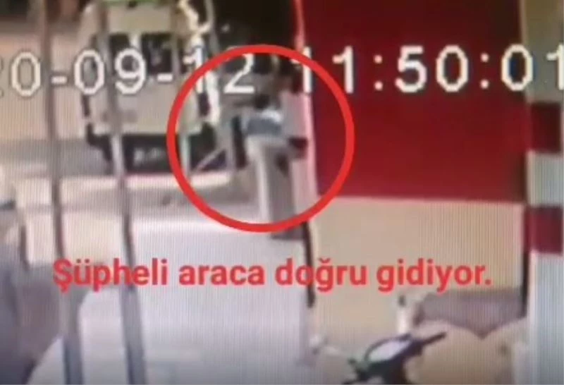 Otodan hırsızlık anları güvenlik kamerasında
