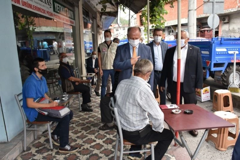 Kaymakam Çorumluoğlu Ormanlı’da denetimlerde bulundu
