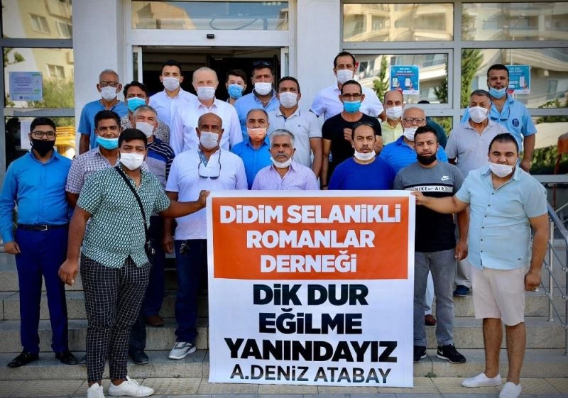 Selanikli romanlardan Başkan Atabay’a destek
