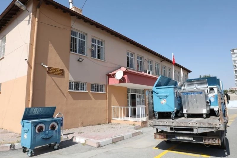 Kocasinan’ın çöp konteynerlerine estetik dokunuşlar
