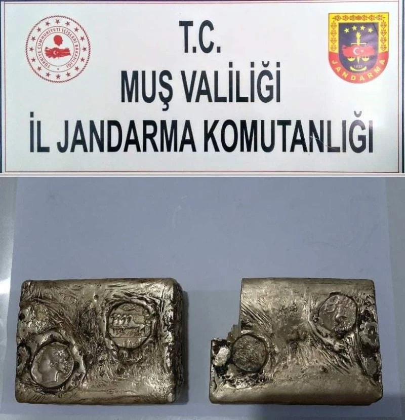 Muş’ta 5 kilo 250 gram külçe altın ele geçirildi
