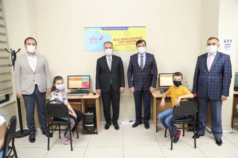 Bursa Büyükşehir Belediyesi’nden uzaktan eğitime sınırsız destek
