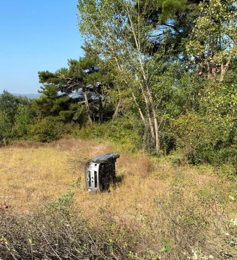 Nöbetten çıkan doktor şarampole uçtu
