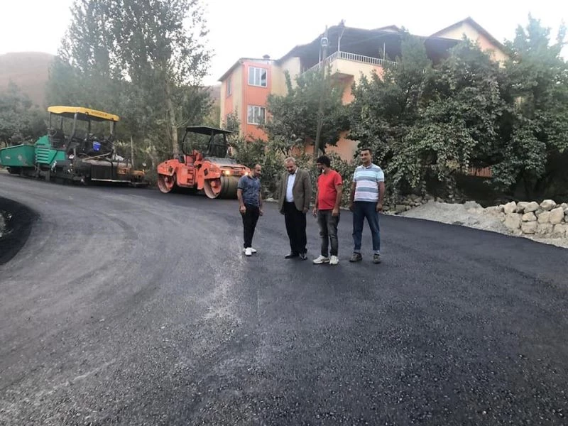 Durankaya beldesi yolu asfaltlandı
