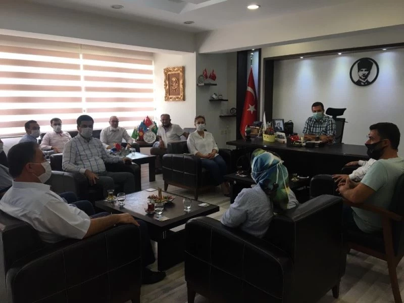 Başkan Bilgili ve Kaymakam Gürçam, yangın sonrası yapılanları masaya yatırdı
