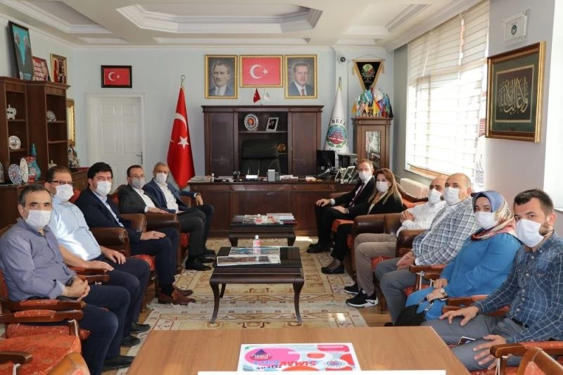 Başkan Sebahattin Ceyhun’dan belediyelere ziyaret
