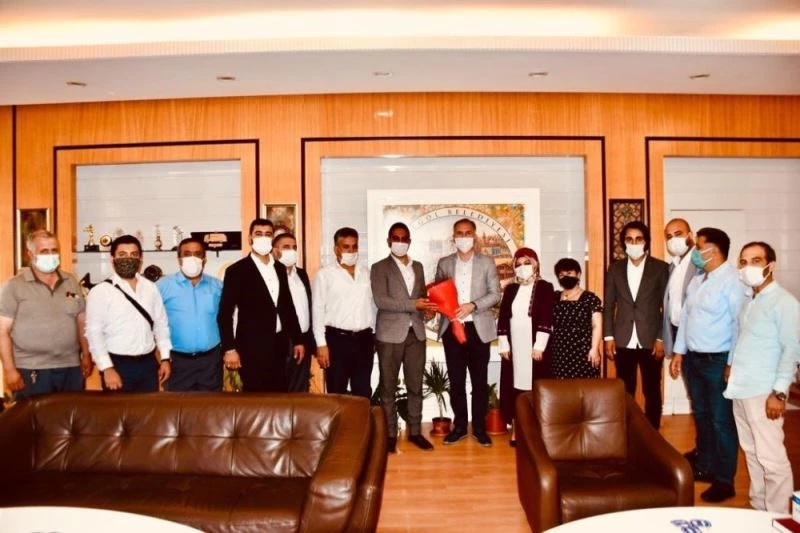 Milli Beka Hareketi’nden Başkan Taban’a ziyaret
