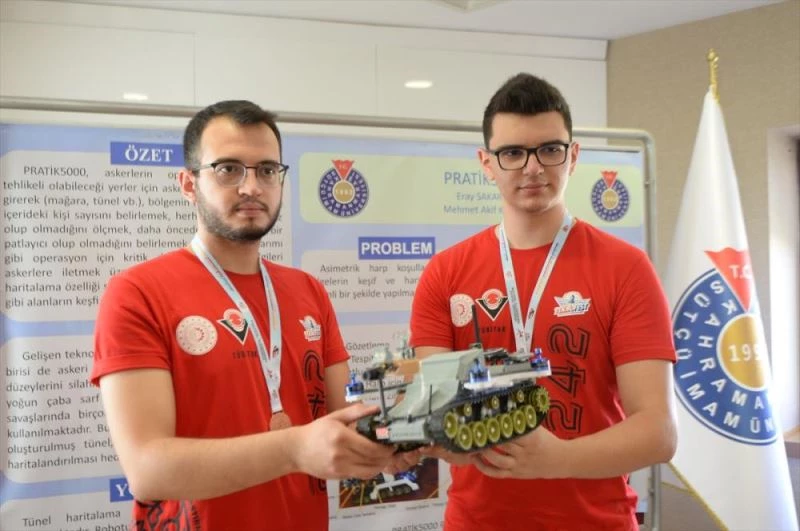 Askeri operasyonlara katkı sağlayacak cihazla birincilik elde ettiler