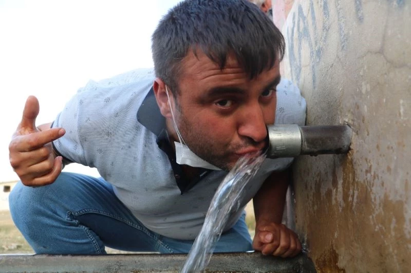 Kokusuna aldırmadan kana kana içiyorlar
