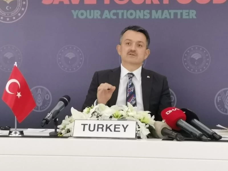 Bakan Pakdemirli: “Gıda kaybının sadece yüzde 2’si, 360 bin asgari ücretlinin yıllık maaşına eşit”
