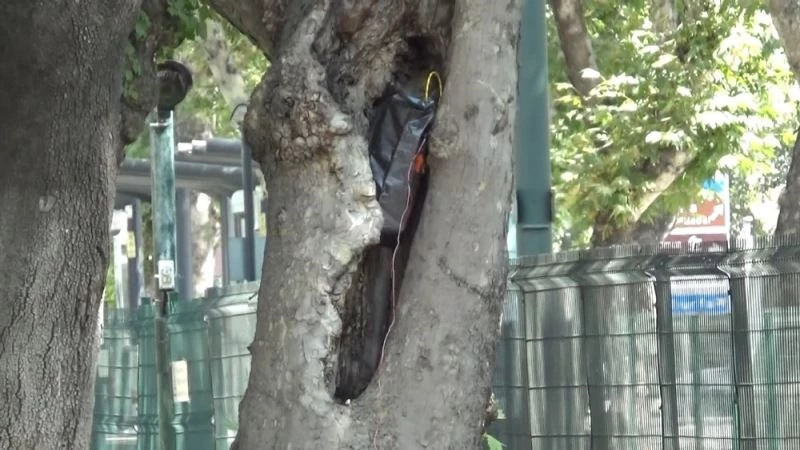 Askeri lojmanların karşısına bırakılan şüpheli paket paniğe neden oldu
