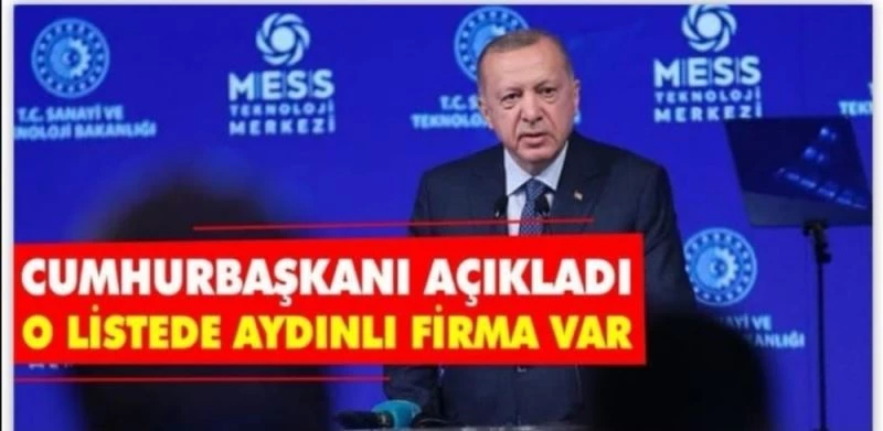 Başkan Ülken, ilk 10’a giren Aydınlı firmayı tebrik etti
