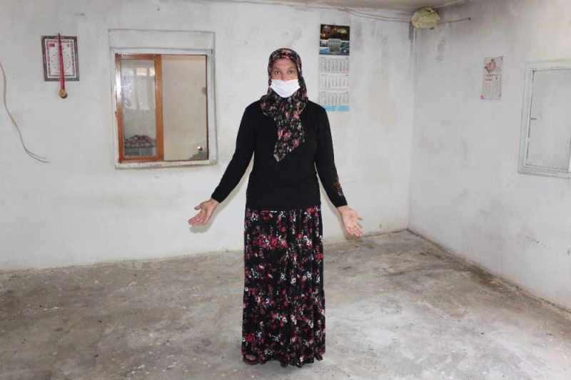 Evi musluklarına kadar soyuldu, duyarsızlığa isyan etti
