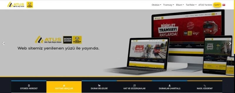 Konya’nın ulaşım sayfası yenilendi
