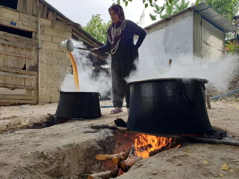 Çukurovalı kadınların zorlu nar ekşisi mesaisi