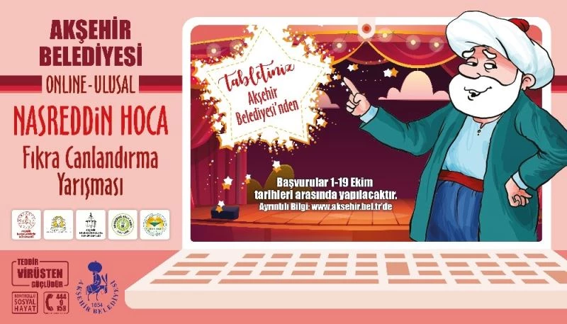 Akşehir Belediyesinden tablet ödüllü fıkra canlandırma yarışması
