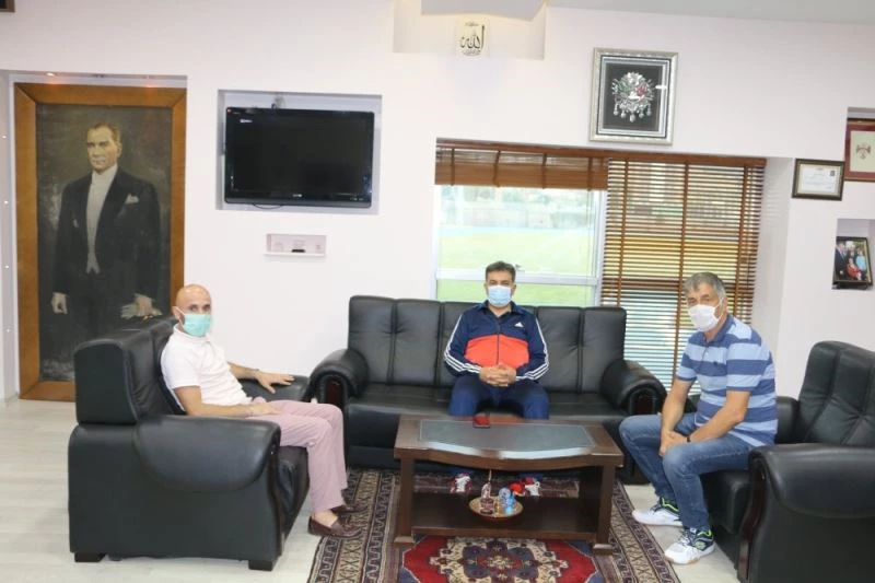 Pazan ve Karakuş’tan Eskici’ye ziyaret
