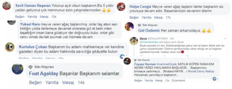 Didimliler Atabay’a sahip çıkıyor
