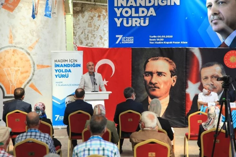 AK Parti Hadim İlçe Başkanlığı 7. Olağan Kongresi yapıldı
