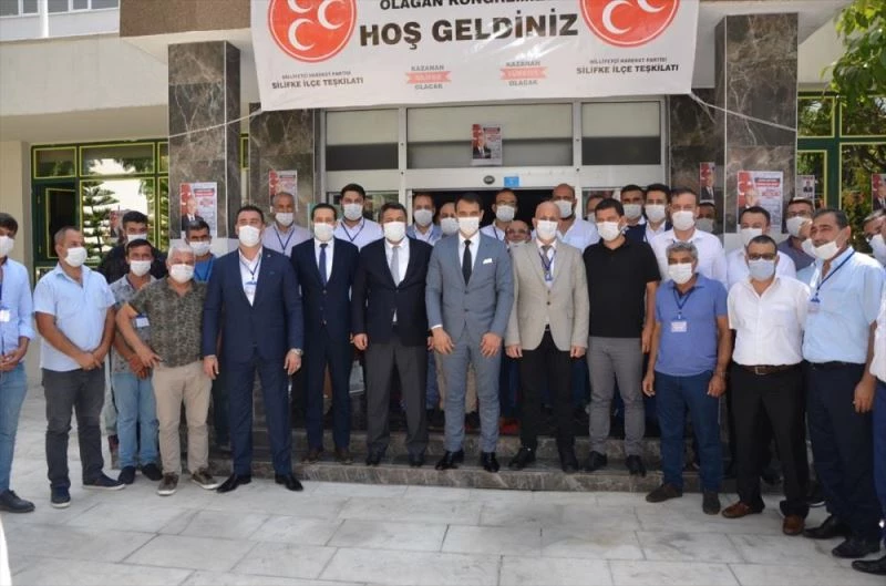 MHP Silifke İlçe Başkanlığına yeniden Levent Nogay seçildi