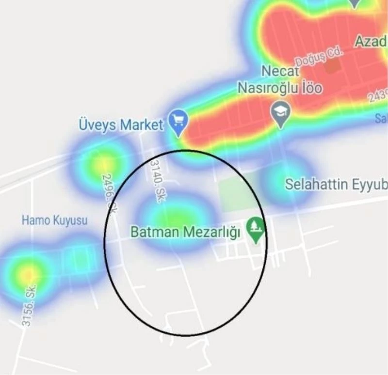 Batman’da en güvenli yer asri mezarlığı
