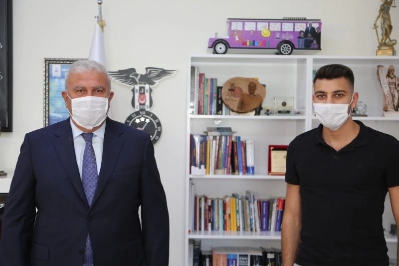 Yönetici adayından Başkan Atay’a ziyaret
