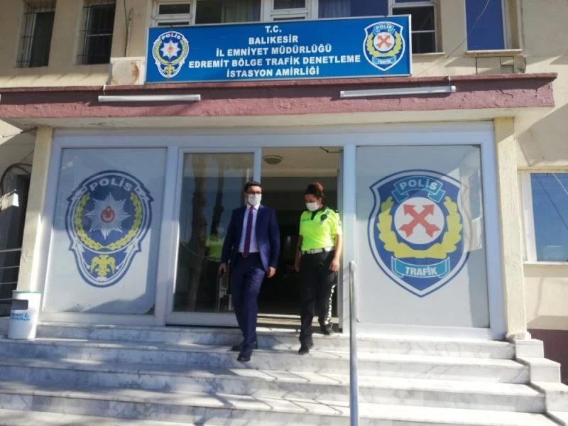 Kaymakam Ünsal’dan emniyet birimlerine ziyaret
