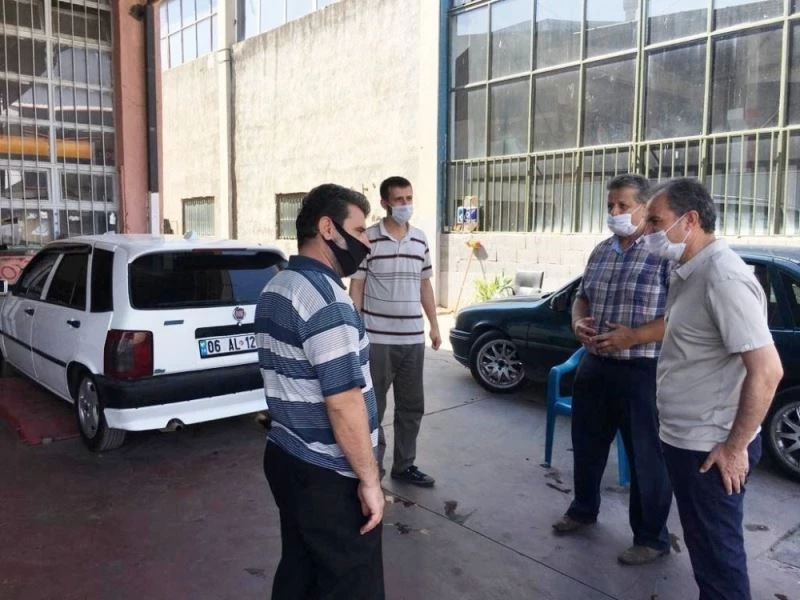 Kılınç, KSS esnafını ziyaret etti
