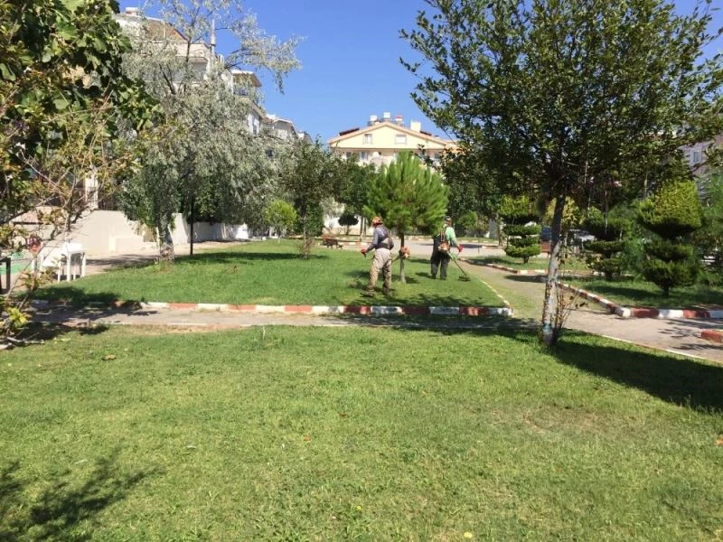 Didim Belediyesi Park Bahçeler Müdürlüğü ekipleri çalışmalarını sürdürüyor
