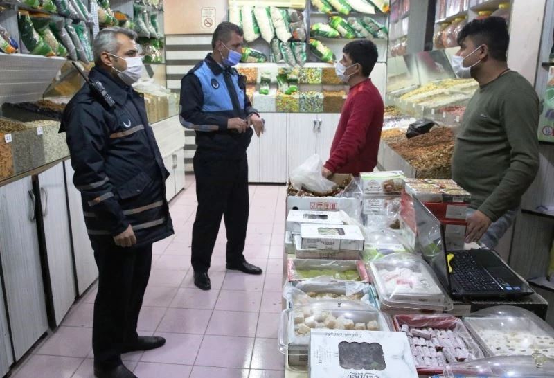 Şanlıurfa’da kısıtlamadan muaf tutulan iş yerlerinde denetim
