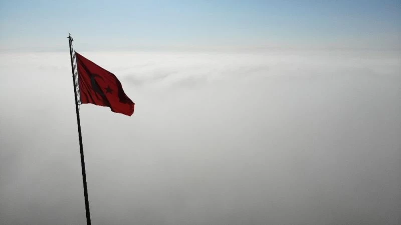 Elazığ sis denizinde kayboldu, eşsiz görüntüler oluştu
