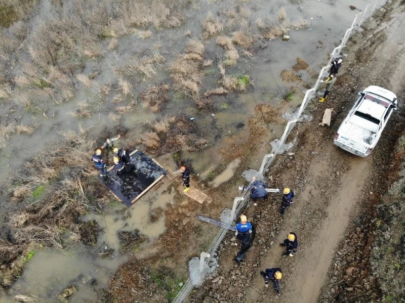 AFAD’dan bataklıkta gerçeği aratmayan kurtarma tatbikatı
