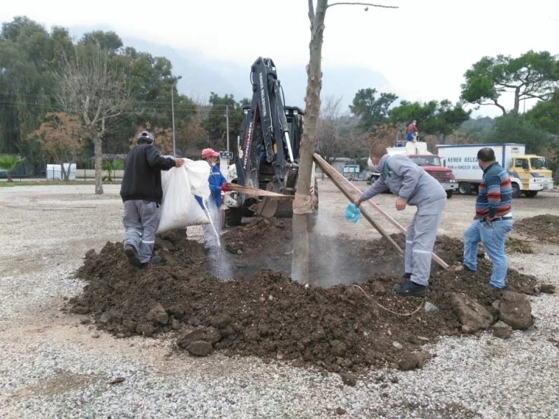 Kemer Belediyesi pandemide de hız kesmedi
