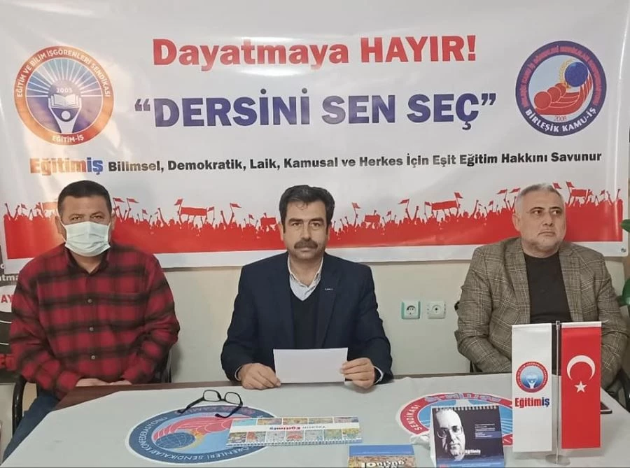 EHLİZ: SEÇMELİ DERSLERLE İLGİLİ DAYATMAYA GEÇİT VERMEYECEĞİZ!