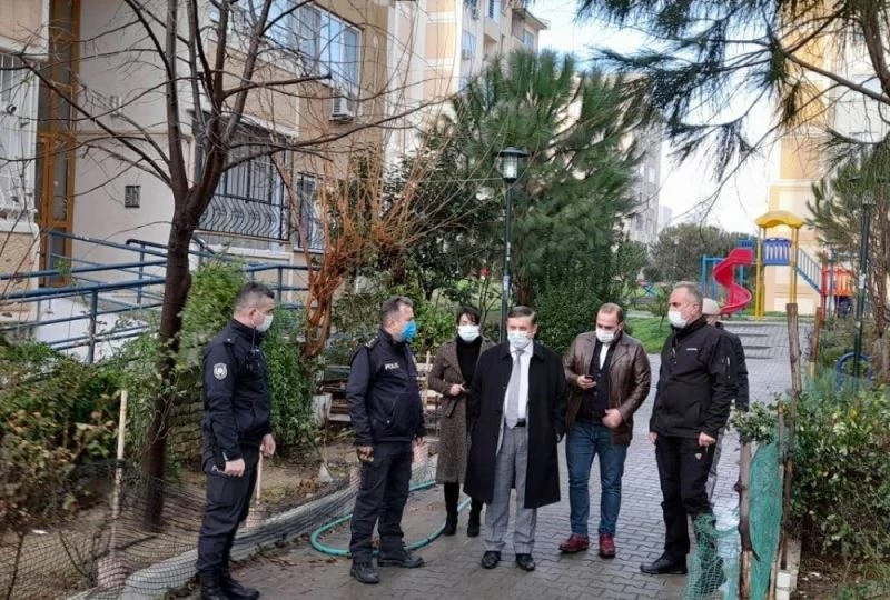 Kaymakam Çaykara yağmurdan etkilenen alanları inceledi
