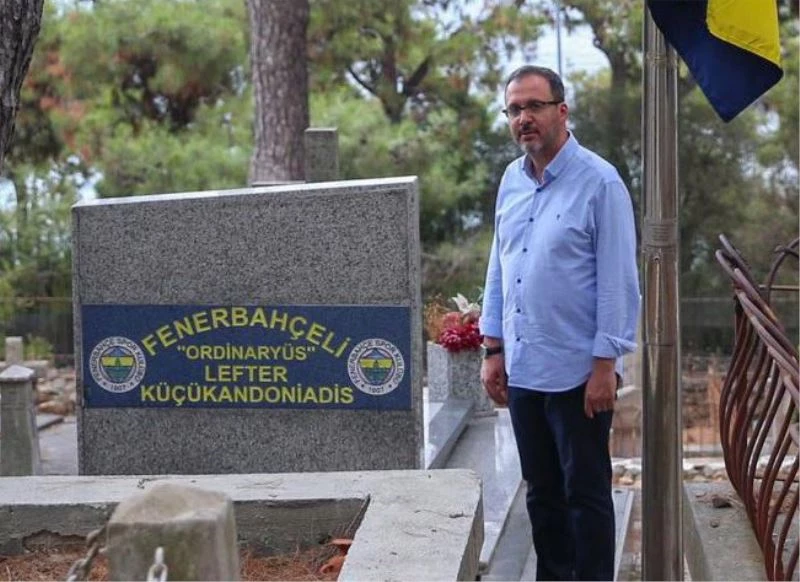 Bakan Kasapoğlu, Lefter Küçükandonyadis’i andı
