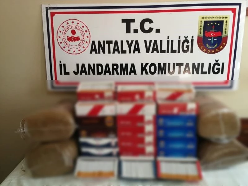Antalya’da jandarmadan açıkta tütün satanlara ceza
