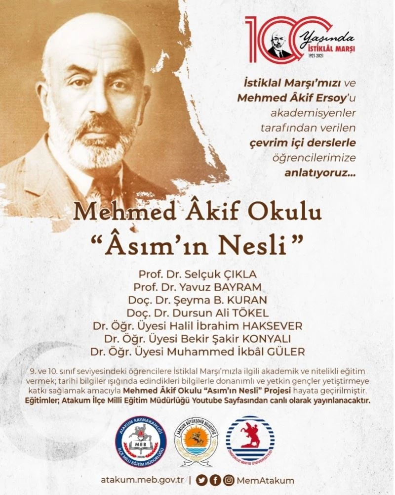 Mehmed Akif Okulu Asım’ın Nesli’ne ulaşma yolunda
