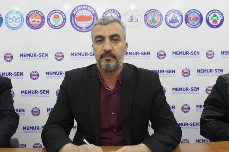 Memur-Sen Elazığ Şubesi’nden ‘seyyanen zam’ talebi
