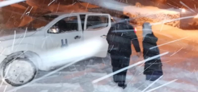 Doğum sancısı başlayan kadın için seferber oldular
