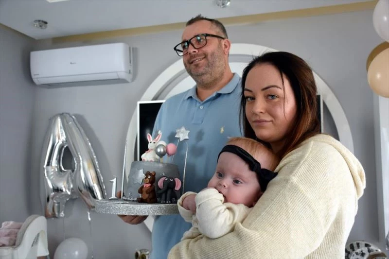 Sağlık Bakanlığının sahip çıktığı yabancı çiftin bebeği Alicia