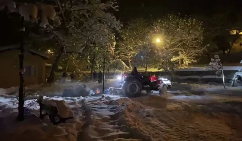 Kar keyfini doyasıyla yaşadılar
