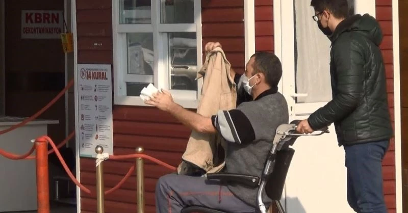 İşçinin parmakları ezildi
