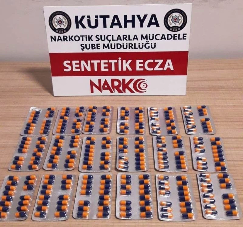 Kütahya’da 269 adet uyuşturucu hap ele geçirildi
