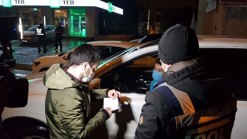 Sokağa çıkma kısıtlamasına uymayan 248 kişiye 223 bin TL ceza uygulandı
