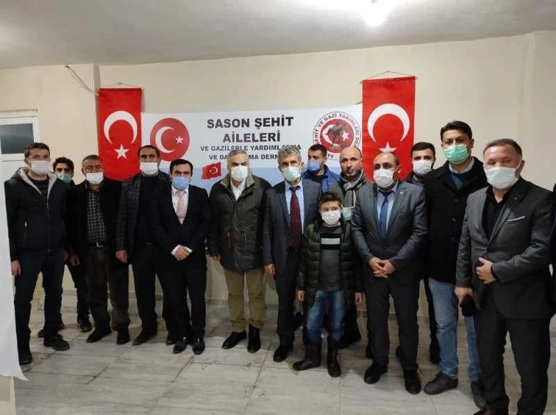 Şehit yakınlarından dayanışma örneği
