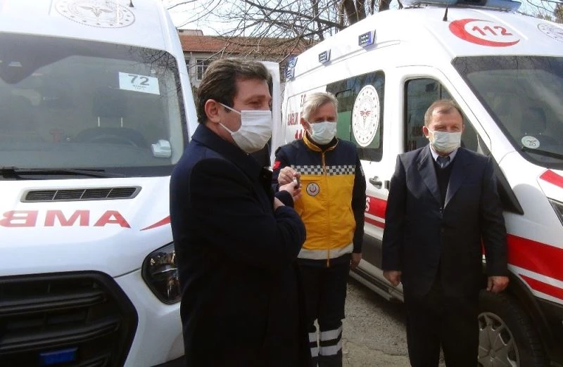 112 istasyonlarına yeni ambulans
